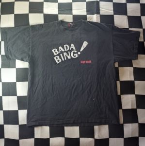 Rare 2000 HBO The Sopranos Bada Bing T shirt